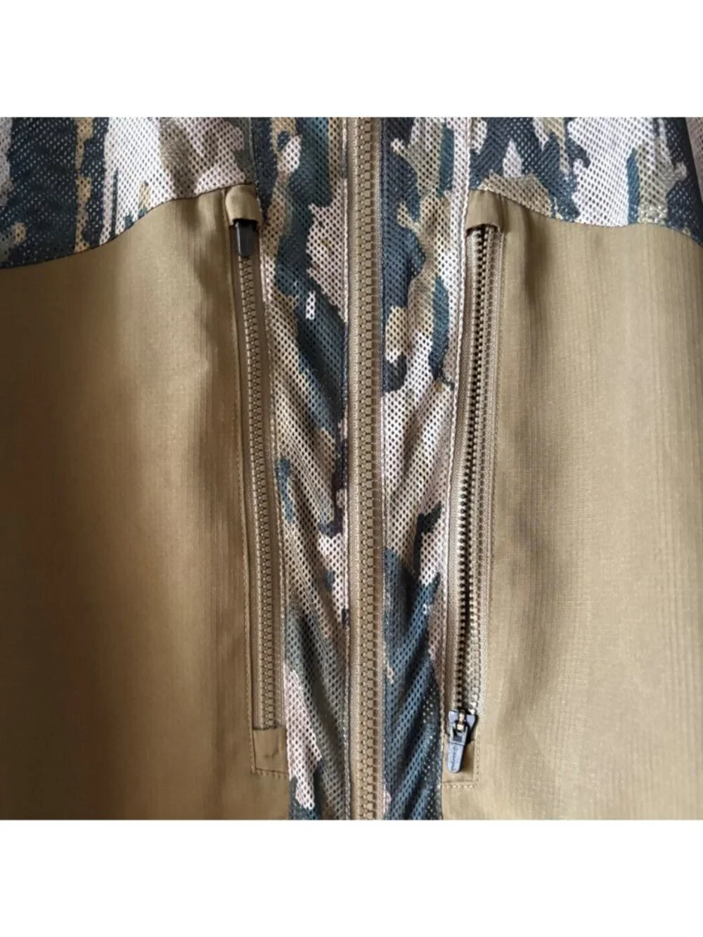 Snow Peak Printed Insect Shield Mesh Jacket Camo Ice Bug Repellent Parka M